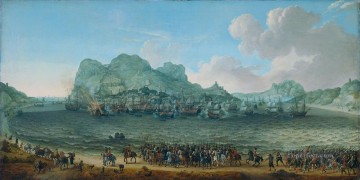 海戦 Painting - ジブラルタル海戦におけるオランダの勝利 アダム・ウィラールツ 1617 年の海戦